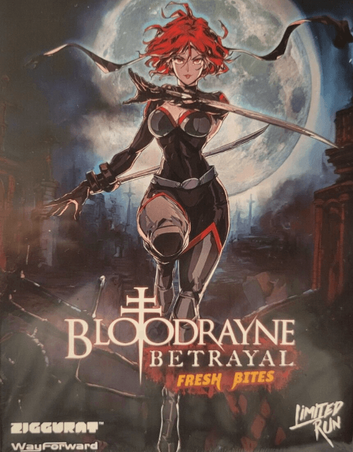 Bloodrayne Betrayal: Fresh Bites box art for Playstation 5